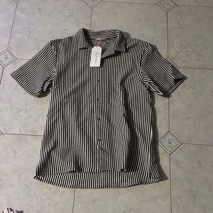 Classic Striped Men's Button Down Shirt